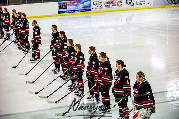 Centennial-Spring Lake Park vs Rogers Girls Varsity Hockey 066
