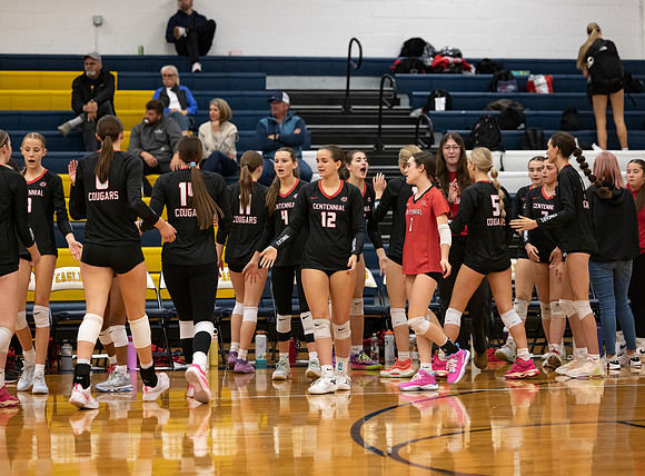 Centennial vs Totino-Grace Girls Varsity Volleyball 153