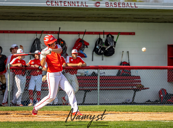 Centennial vs Elk River B-Squad Baseball 085