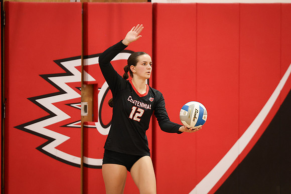 Centennial vs Coon Rapids Girls Varsity Volleyball 186