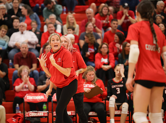 Centennial vs Blaine Girls Varsity Volleyball 279