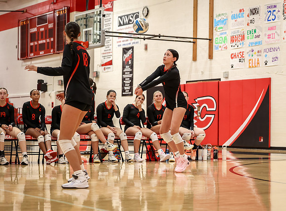 Centennial vs Mounds View Girls B Volleyball 83