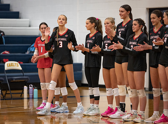 Centennial vs Totino-Grace Girls Varsity Volleyball 22