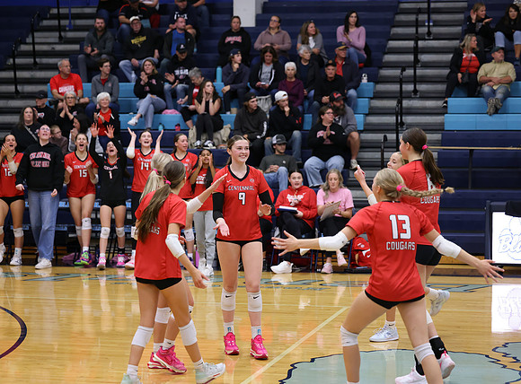 Centennial vs Blaine Girls Varsity Volleyball 179