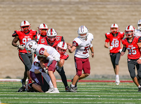 Centennial vs Anoka JV Football 1245