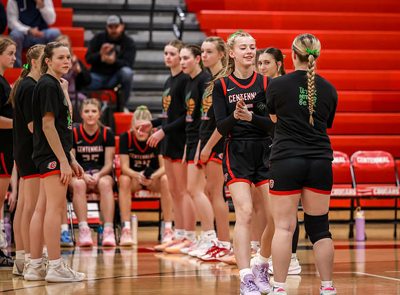 Centennial vs Blaine Girls Varsity Basketball 14