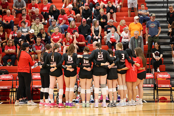 Centennial vs Cambridge-Isanti Girls Varsity Volleyball 70
