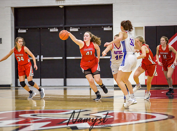 Centennial vs Spring Lake Park Girls Varsity Basketball 129
