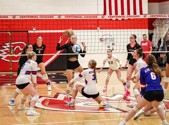 2840 Centennial vs Cambridge-Isanti Girls Varsity Volleyball