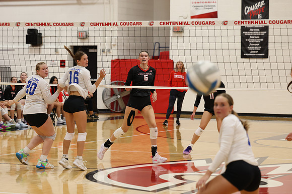 Centennial vs Cambridge-Isanti Girls Varsity Volleyball 77