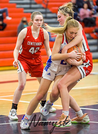 Centennial vs Spring Lake Park Girls Varsity Basketball 109