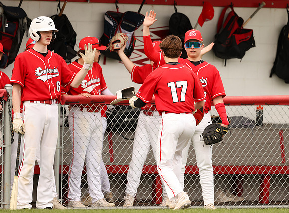 Centennial vs Spring Lake Park Baseball_703