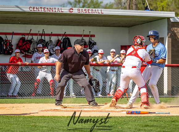 Centennial vs Blaine Varsity Baseball 058