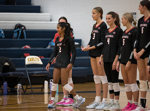 Centennial vs Totino-Grace Girls Varsity Volleyball 10
