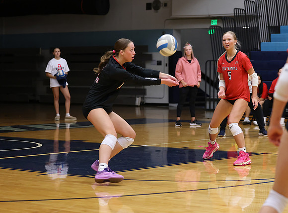 Centennial vs Blaine Girls Varsity Volleyball 71