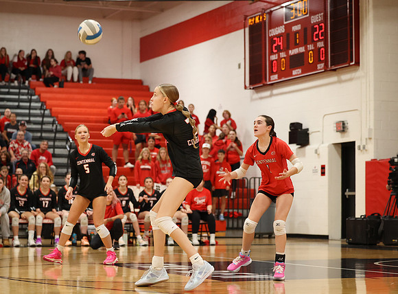 Centennial vs Blaine Girls Varsity Volleyball 96