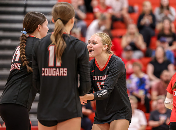 Centennial vs Coon Rapids Girls Varsity Volleyball 51
