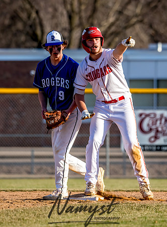 Centennial vs Rogers Varsity Baseball 281
