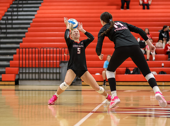 Centennial vs Coon Rapids Girls Varsity Volleyball 83