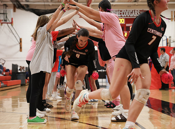 Centennial vs Champlin Park Girls Varsity Volleyball 8