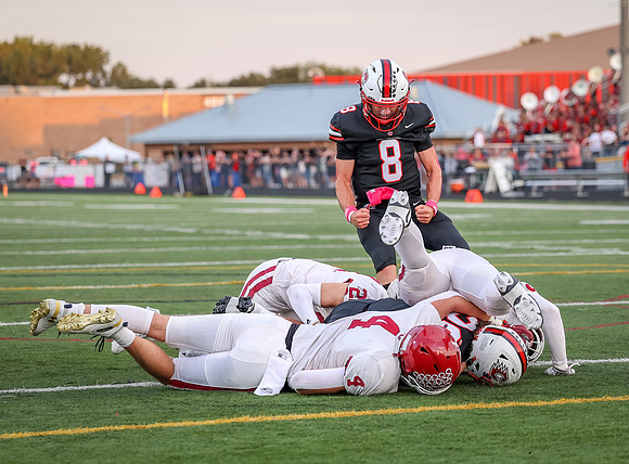 Centennial vs Maple Gove Varsity Football 148