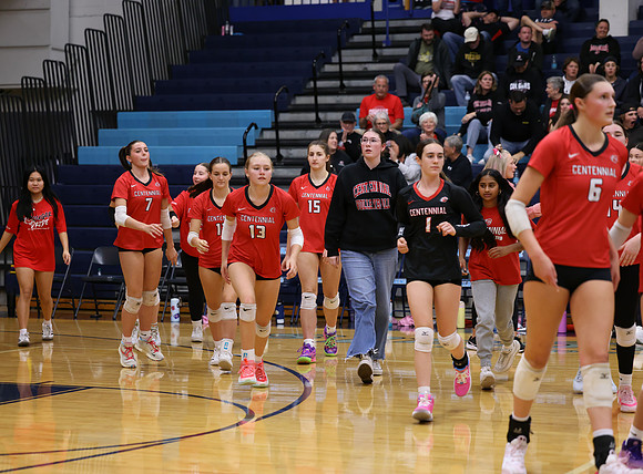 Centennial vs Blaine Girls Varsity Volleyball 257