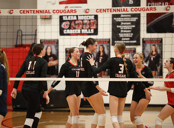 Centennial vs Blaine Girls Varsity Volleyball 114