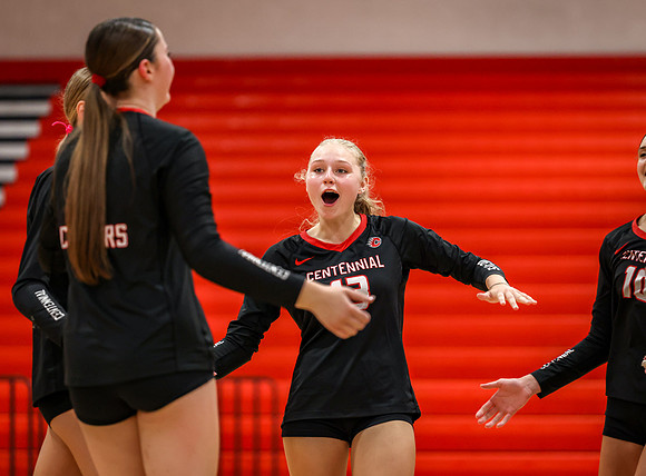 3126 Centennial vs Cambridge-Isanti Girls Varsity Volleyball