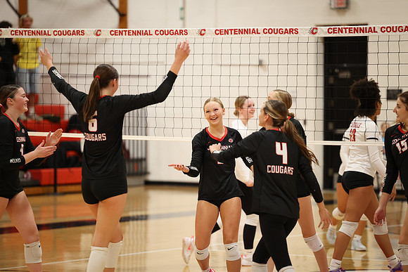Centennial vs Coon Rapids Girls Varsity Volleyball 84