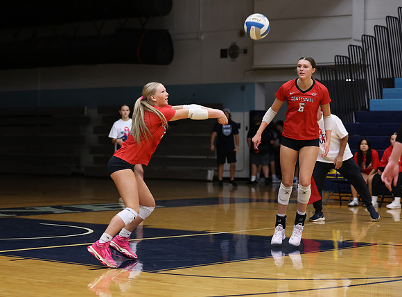 Centennial vs Blaine Girls Varsity Volleyball 60