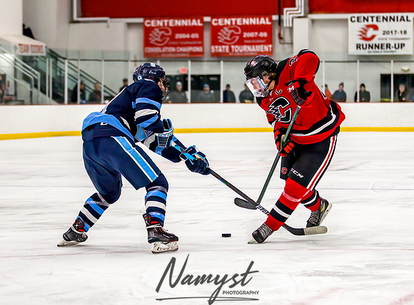 Centennial vs Blaine Varsity Hockey 351