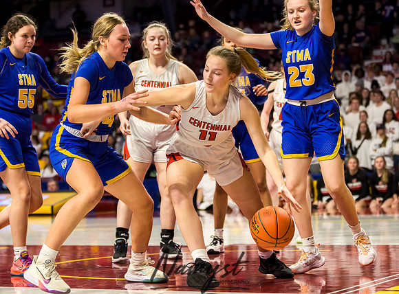 Centennial vs STMA Girls Basketball - State Tournament 227