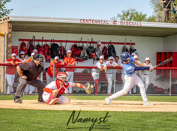 Centennial vs Blaine Varsity Baseball 239