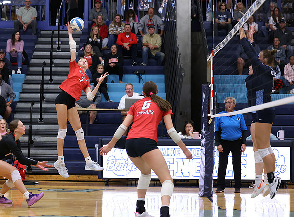 Centennial vs Blaine Girls Varsity Volleyball 82