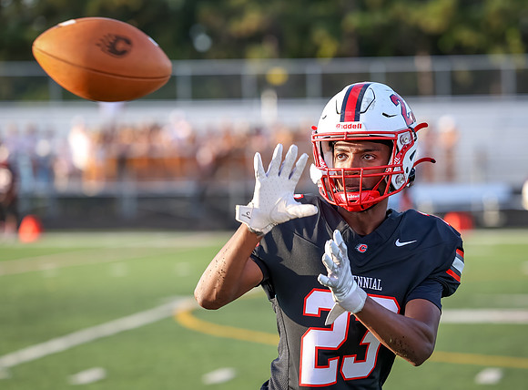 Centennial vs Maple Gove Varsity Football 52