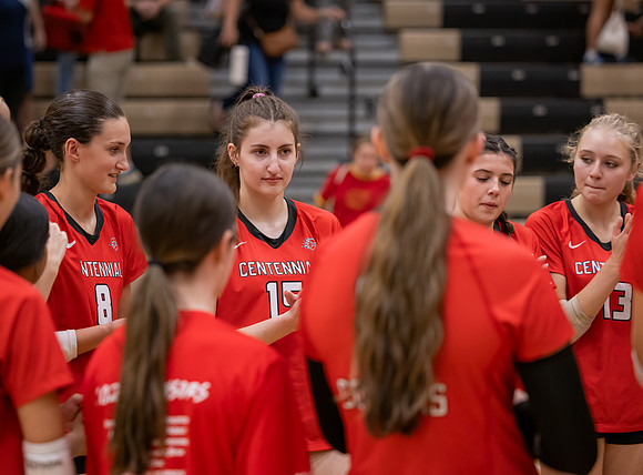 Centennial vs Andover Girls Varsity Volleyball 190