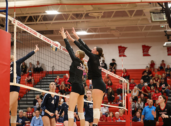Centennial vs Blaine Girls Varsity Volleyball 256