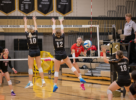Centennial vs Andover Girls Varsity Volleyball 117