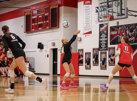 Centennial vs Hopkins Girls Varsity Volleyball 42