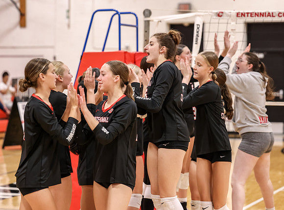 Centennial vs Coon Rapids Girls Varsity Volleyball 169
