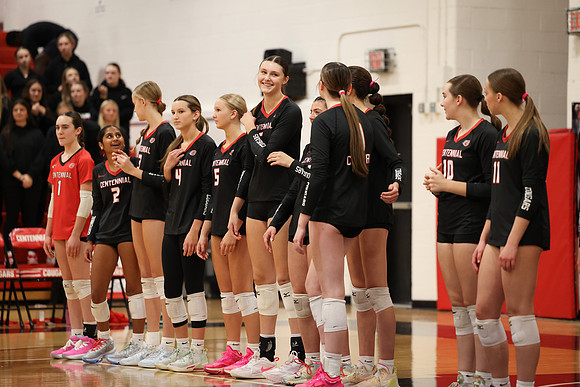 Centennial vs Coon Rapids Girls Varsity Volleyball 21