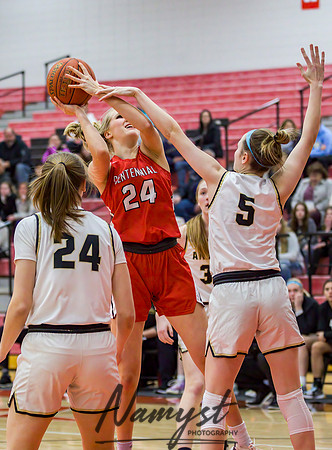 Centennial vs Andover Girls Varsity Basketball 026