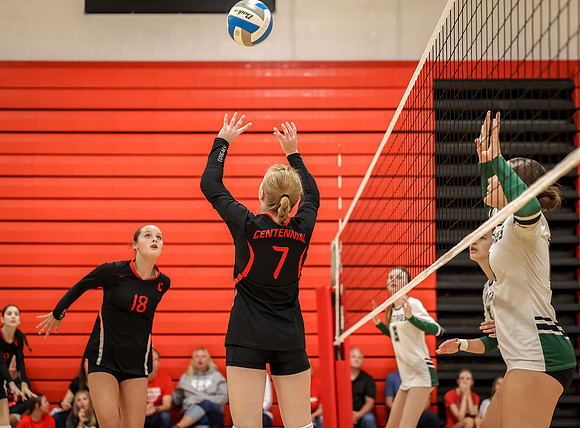 Centennial vs Mounds View Girls B Volleyball 21