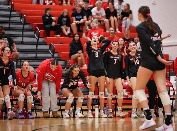 Centennial vs Hopkins Girls Varsity Volleyball 62