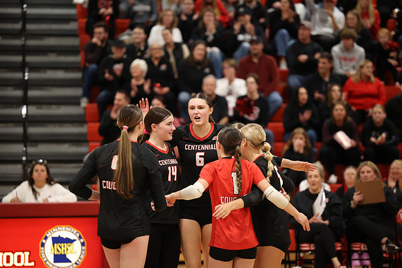 Centennial vs Coon Rapids Girls Varsity Volleyball 96