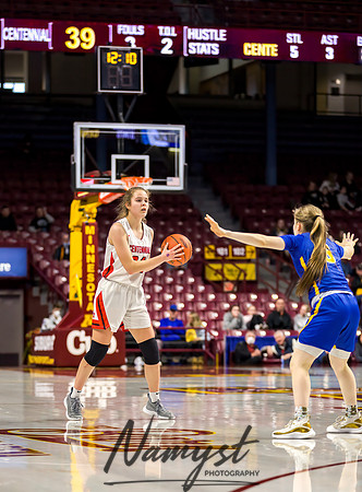 Centennial vs STMA Girls Basketball - State Tournament 155