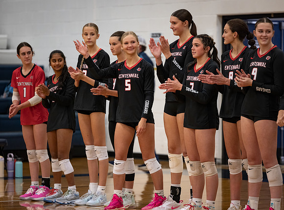 Centennial vs Totino-Grace Girls Varsity Volleyball 20