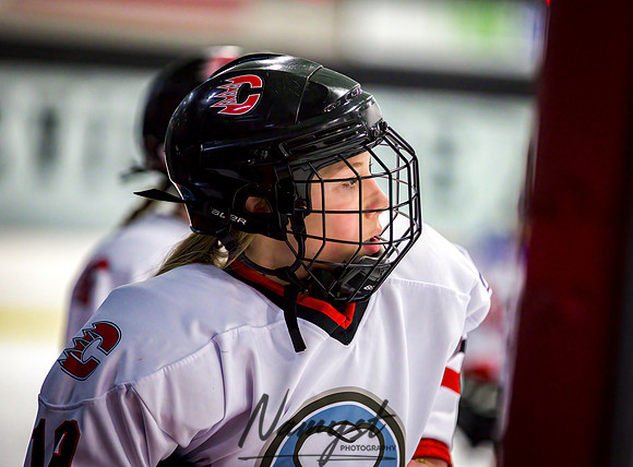Centennial-Spring Lake Park vs Rogers Girls Varsity Hockey 034