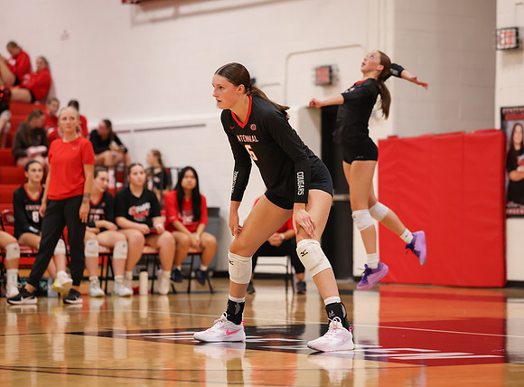 Centennial vs Osseo Girls Varsity Volleyball 57