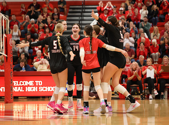 Centennial vs Blaine Girls Varsity Volleyball 274